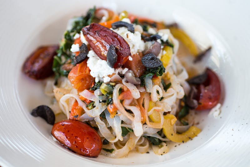 Mediterranean Salad with feta at Marcos